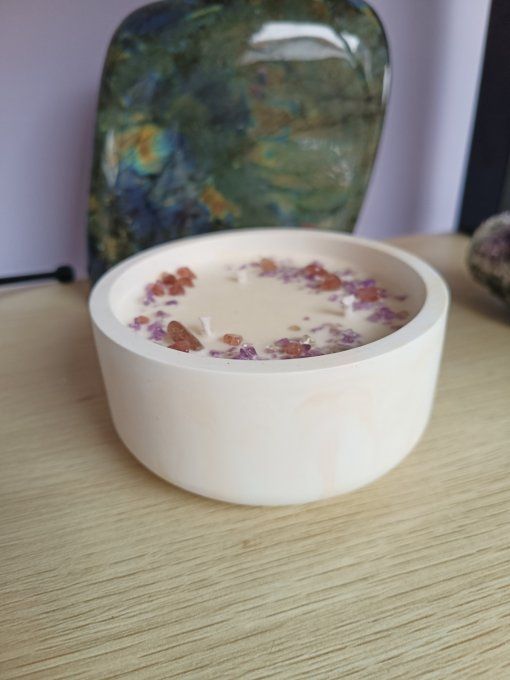 Bougie Rond 10cm - Sérénité - Cèdre  