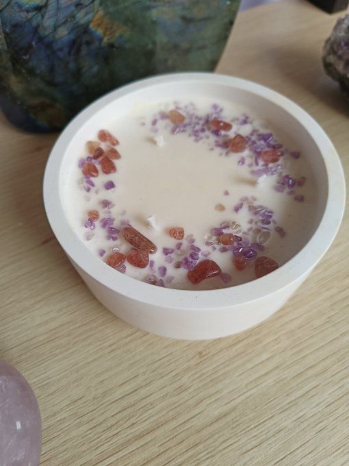 Bougie Rond 10cm - Sérénité - Cèdre  